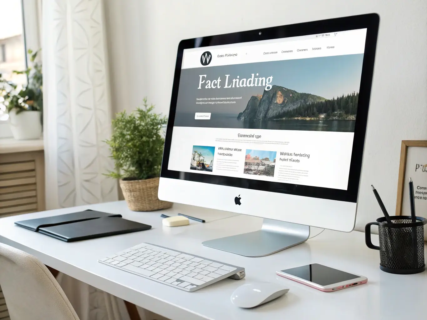A computer screen showing the WordPress admin panel, with a focus on SEO settings and basic analytics integration.