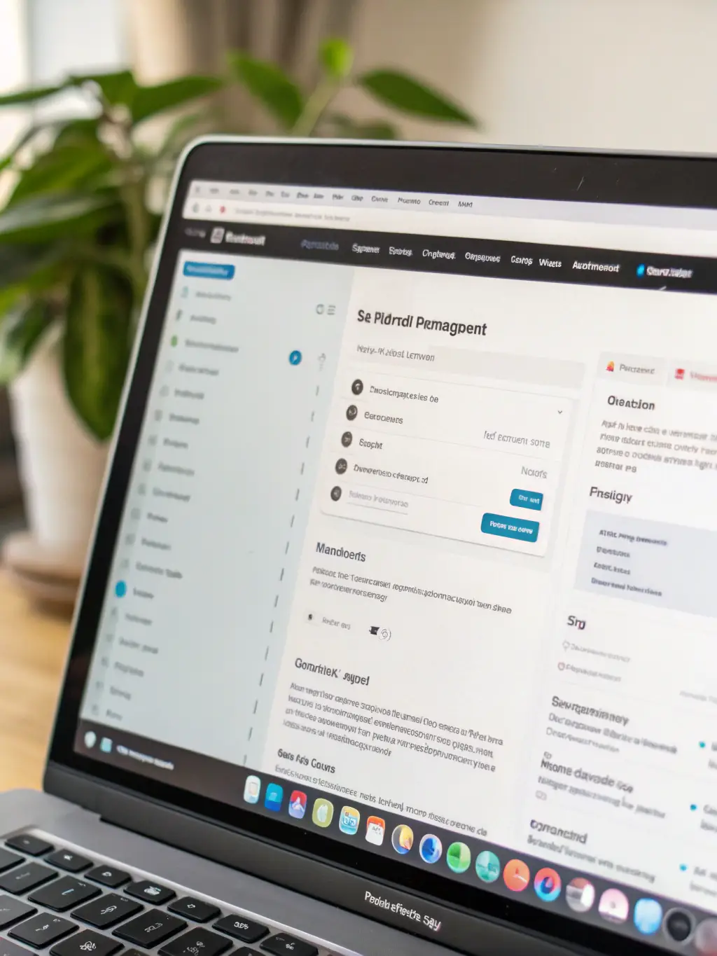 A screenshot of the WordPress dashboard showing plugins being updated, representing the update services in Nero Niche's Care Plan.