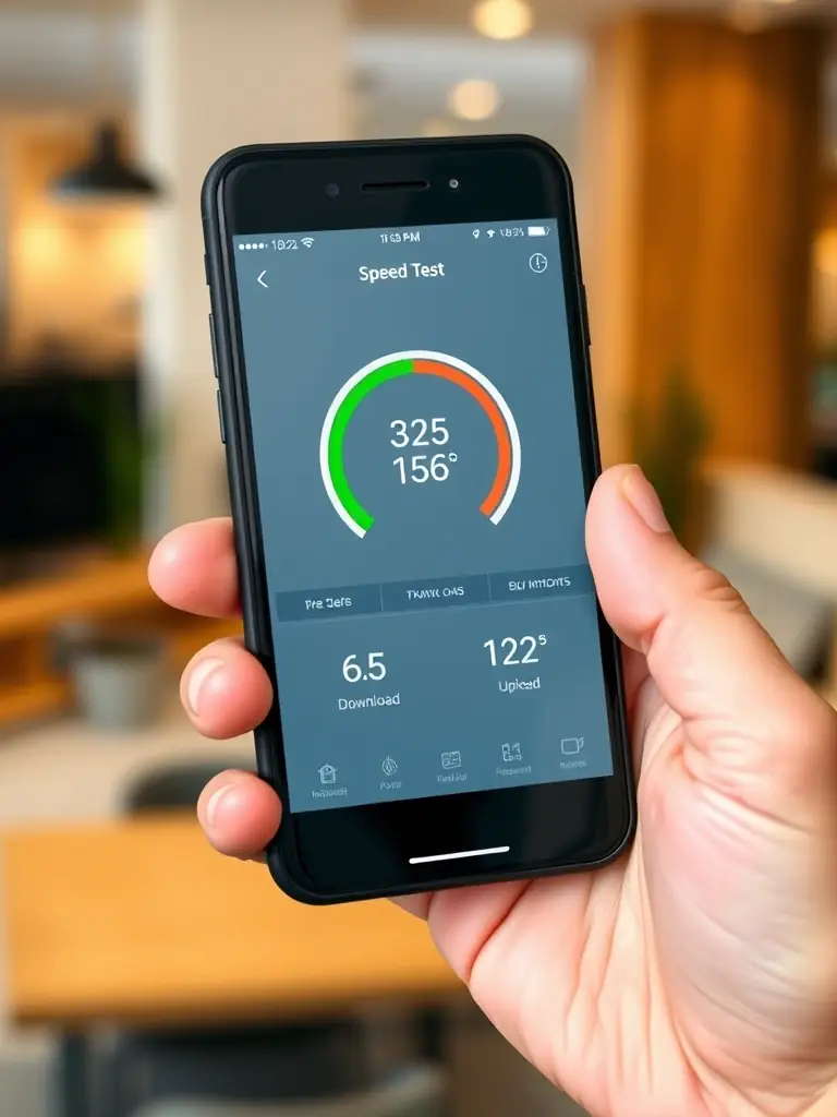 A screenshot of a website loading quickly on a mobile device, highlighting the importance of speed and performance for user experience.